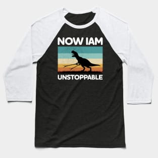 Funny Garbage - im t rex unstoppable Baseball T-Shirt